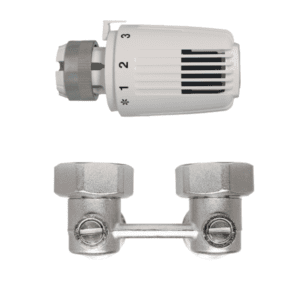 HERZ – Kompletný set Klasik „D“ na pripojenie vykurovacieho telesa typu VK, rohový