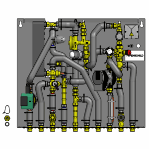 HERZ – Bytová výmenníková stanica PRESSBURG NT-K / HT s cirkuláciou TPV