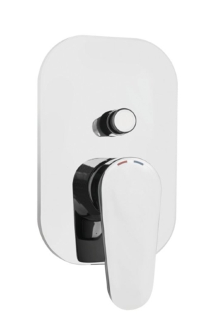 INFINITY Vrchná rozeta pre zmiešavaciu batériu pre 2 odberné miesta