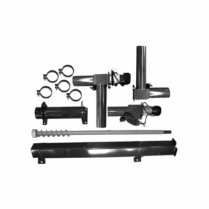 Doprava peliet flexidopravníkom so spádovou šachtou a odovzdávaním