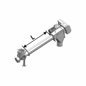 Šikmý dopravník so separátnym pohonom s medzizásobníkom 400V