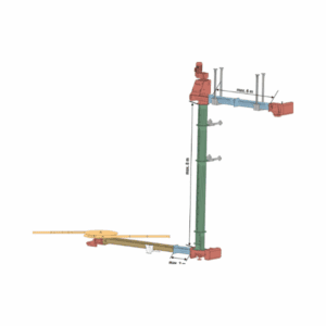 Pružinové miešadlo so zvislým dopravným systémom, pohon 400V