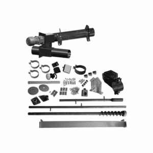 Doprava peliet flexidopravníkom s doplnkovým dopravníkom