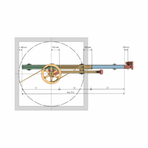 Pružinové miešadlo so samostatným pohonom pre firematic, 400V