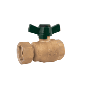 HERZ – Guľový kohút MODUL priamy, pre rozdeľovače 8530 s prevlečnou maticou