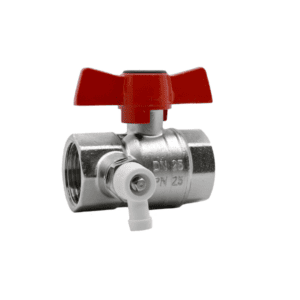 HERZ - Guľový kohút MULTIPORT motýlikovým ovládačom