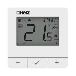 HERZ - THERMIQ RADEX, Smart regulátor priestorovej teploty pre radiátory, biely