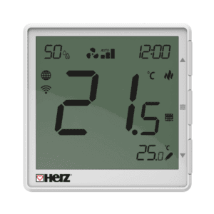 HERZ - THERMIQ FANNOVA, Smart regulátor priestorovej teploty pre Fan Coil, biely